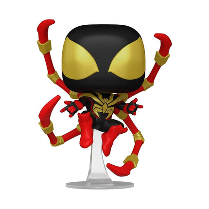 Funko POP! Marvel: Miles Morales Iron Spider - 1 in 6 Chance of Rare Chase