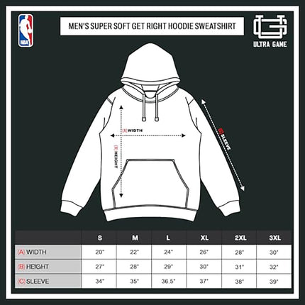 Sudadera con capucha ultrasuave Get Right para hombre, de Ultra Game, color negro