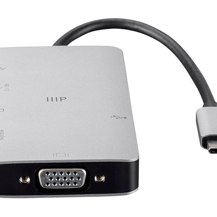 Monoprice 134184 USB-C to HDMI | (4k/60hz), Aluminum Alloy Shell, Nickel Plated Connector Adaptor - Consul Series