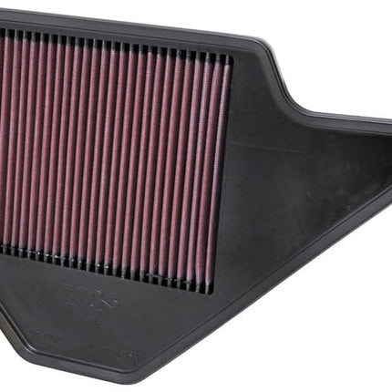 K&N Engine Air Filter: Reusable, Clean Every 75,000 Miles, Washable, Replacement Car Air Filter: Compatible with 2011-2019 Dodge/Chrysler/Lancia/Ram/Volkswagen (Grand, Voyager, Cargo, Routan) 33-2462