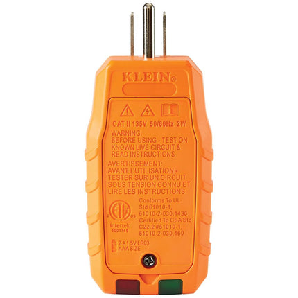 Klein Tools RT250KIT Non-Contact Voltage Tester and GFCI Receptacle Tester with LCD and Flashlight, Voltage Electrical Test Kit