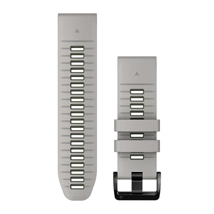 Garmin 26mm QuickFit watch band, Silicone, Fog Gre