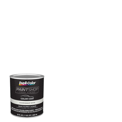 Dupli-Color BSP201 Championship White Paint Shop Finish System - 32 oz, Single