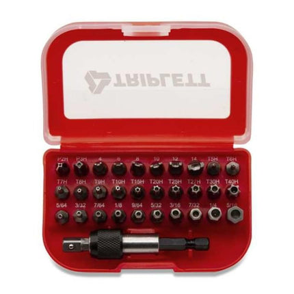 Triplett TSBK-001 Security Bit Kit 32-Piece Kit wi