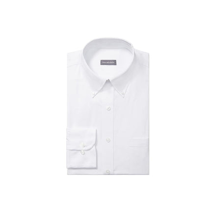 Van Heusen Men's Dress Shirt Regular Fit Pinpoint 