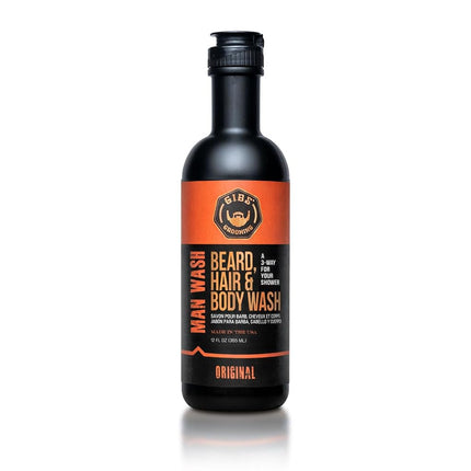 Man Wash BHB, jabón facial, barba y cabello 355 ML