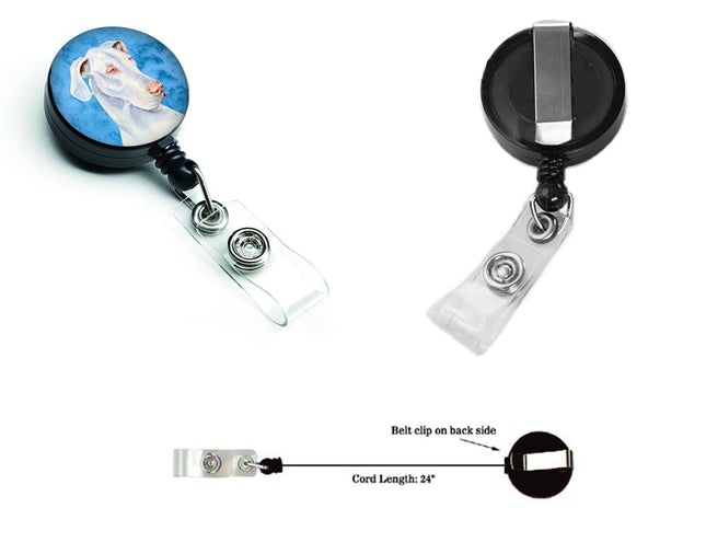 Caroline's Treasures Blue Great Dane Retractable Badge Reel, Multicolor (LH9356BUBR)