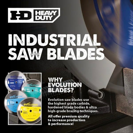 Evolution Power Tools 230BLADEAL Aluminum Cutting Saw Blade, 9-Inch x 80-Tooth