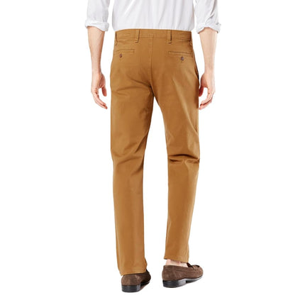 Dockers Men's Ultimate 360 Chino Slim Casual Pants, Dark Ginger, 33W/32L