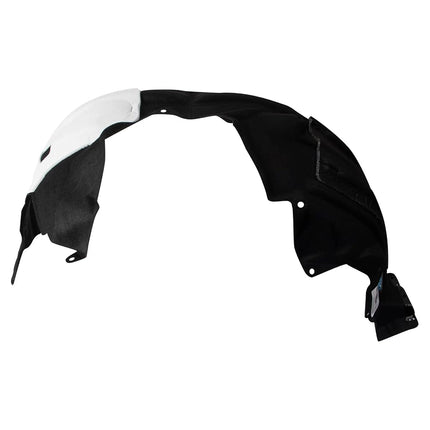 TRQ Front Left Inner Fender Liner Black Drivers Side Compatible with 2021 Toyota Venza TO1248250