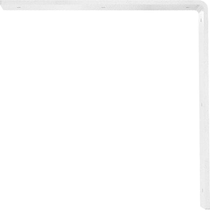 Ekena Millwork BKTM02X12X12HAHWH Steel Bracket Hamilton, 2"W x 12"D x 12"H, Hammered White