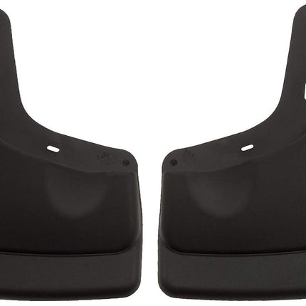 Husky Liners Fits 2004-14 Ford F-150 - with OEM Fender Flares and with running boards Custom Front Mud Guards,Black,56591