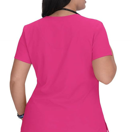 KOI Basics 373 Women's Becca Top, Flamingo, XL