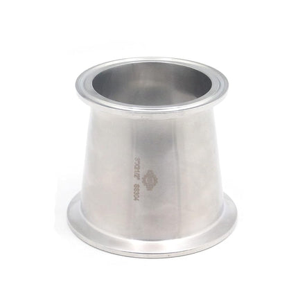 QiiMii Sanitary Fitting Reducer Fitting SS304 Tri Clamp Ferrule Style 3" Tube OD to 2.5" Tube OD (3 INCH X 2.5 INCH)