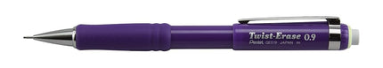 Pentel Twist-Erase III Mechanical Pencil, 12 Pack, 0.9mm, Violet Barrel (QE519V)