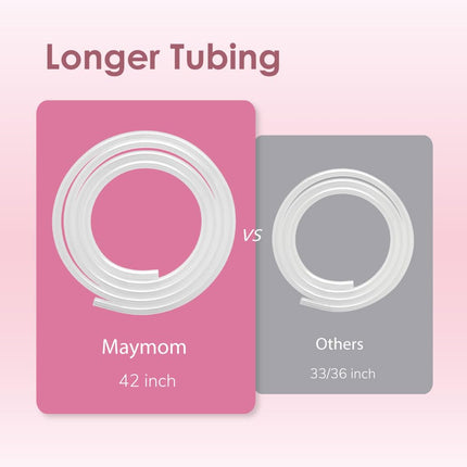 Maymom Flange 24mm Valve Tubing Backflow Protector Compatible with Spectra S2 Spectra S1 Spectra 9 Plus Breastpump Not Original Spectra Pump Parts or Original Spectra S2 Accessories