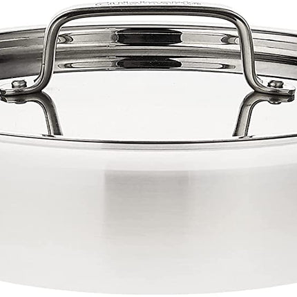 CUISINART MCP55-24N Cacerola de acero inoxidable de 3 cuartos de galón MultiClad Pro con tapa