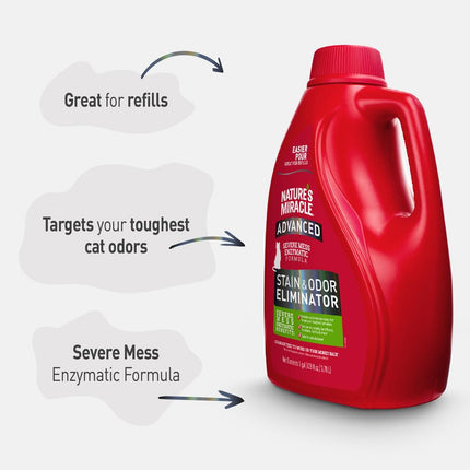 Nature's Miracle Advanced Stain & Odour Remover Cat 3.78 LTR
