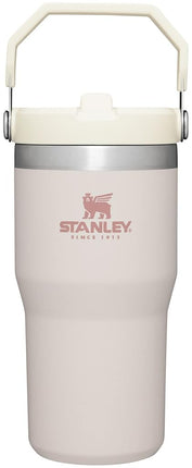 STANLEY IceFlow Stainless Steel Tumbler with Straw - Vacuum Insulated Water Bottle for Home, Office or Car Reusable Cup Leak Resistant Flip Cold 12 Hours Iced 2 Days (Rose Quartz)