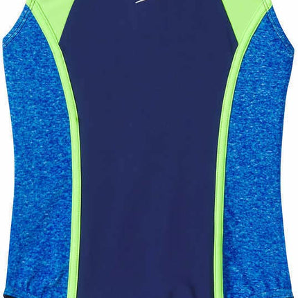 Speedo Girls Racerback Sport Splice One Piece Swim