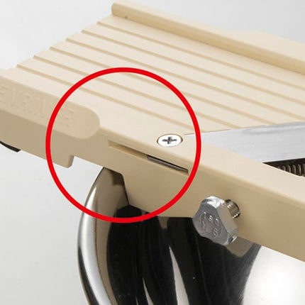 Benriner Mandoline Slicer, Japanese Stainless Steel Blade, BPA Free, Beige Classic Slicer, Biege with 4 Japanese Stainless Steel Blades Beige