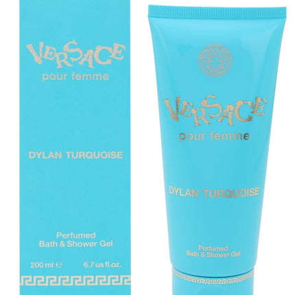 VERSACE DYLAN TURQUOISE 6.7 BATH & SHOWER GEL FOR WOMEN
