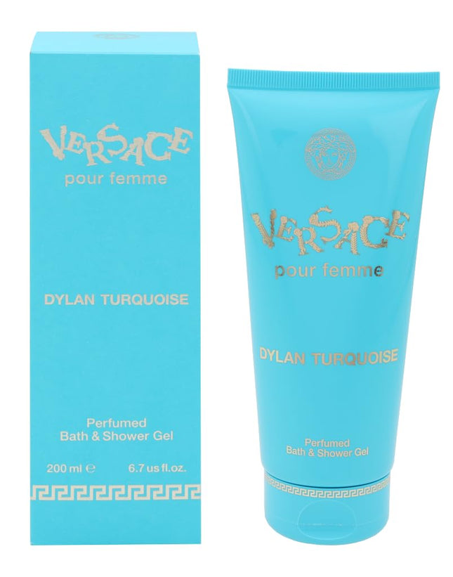 VERSACE DYLAN TURQUOISE 6.7 BATH & SHOWER GEL FOR WOMEN