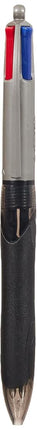 BIC 4 Colours Grip Pro Retractable Medium Point (1.0 mm) Ballpoint Pens, 12 Pens And Each Pen Contains 4 Colours