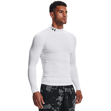 Ua Mens Ua Cg Armour Comp Mock White / / Black Md