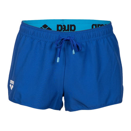 Arena Women's Team Solid 100% Polyester Athletic Shorts with Side Pockets and Drawstring, Royal, XX-Small