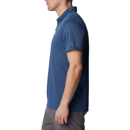Polo de Senderismo Columbia para Hombre, Dark Mountain, X-Small