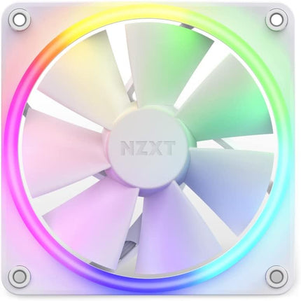 NZXT F120 RGB Triple Pack - 3x 120mm PWM RGB Fans + Hub - White