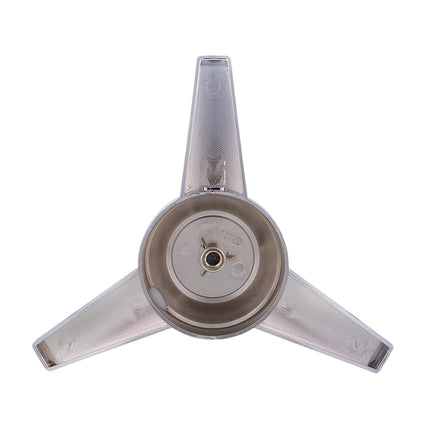 United Pacific 3-Bar Extra Large Spinner for Hub Caps- Chrome Colored, Model 10722
