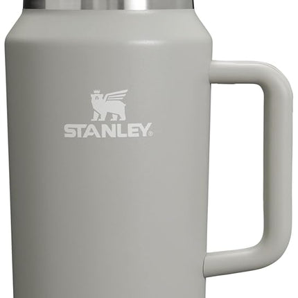 STANLEY Quencher H2.0 FlowState Stainless Steel Vacuum Insulated Tumbler with Lid and Straw for Water, Iced Tea or Coffee, Smoothie and More, Ash, 64oz