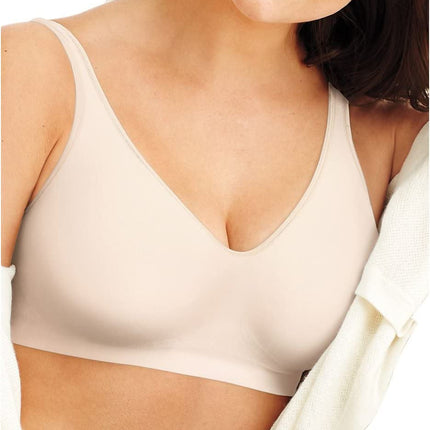 Maidenform Women's Double Support Wire-Free Bra Non, Light Beige 42D