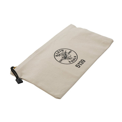Klein 5139 Canvas Zipper Bag, Natural