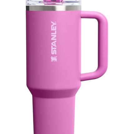 Stanley Quencher ProTour Flip Straw Tumbler with Leakproof Lid 1200ml | Built-in Straw and Handle | Cup Holder Compatible for Travel | Insulated Stainless Steel Cup | BPA Free | Dark Blossom