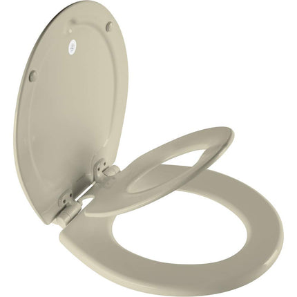 Mayfair 888SLOW 006 NextStep2 Toilet Seat, Bone, Round