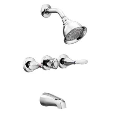 MOEN/GRIFOS 82663 Grifo de bañera/ducha de 3 manijas