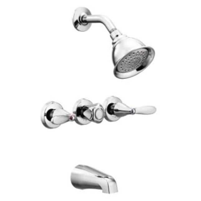 MOEN/FAUCETS 82663 3 Handle Tub/Shower Faucet