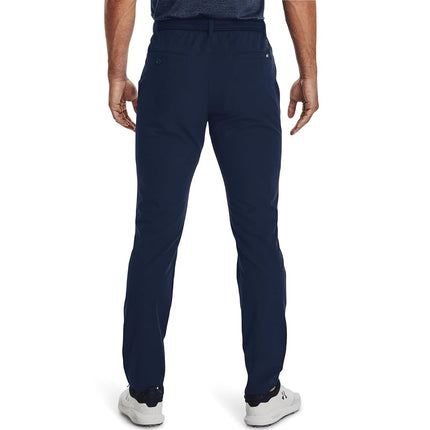 Under Armour UA Showdown Taper, light and stretchy golf trousers for men, 4-pocket high performance golf pant Men, Academy / Steel Medium Heather / Academy, 38/34