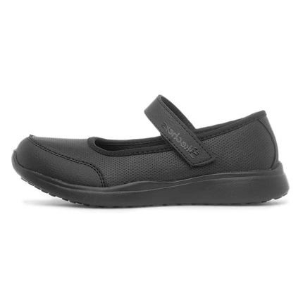 Skechers Girls' Microstrides Recess Rules, Black, 