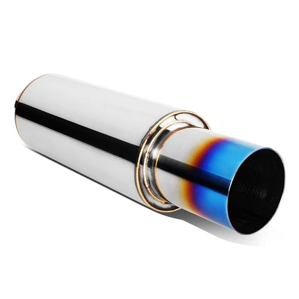 DNA MOTORING EXA-MF-001-T2 Stainless Steel Straigh