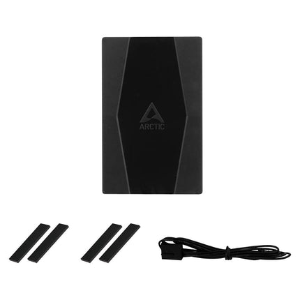 ARCTIC Case Fan Hub - 10-fold PWM Fan Distributor with SATA Power - Black, ACFAN00175A