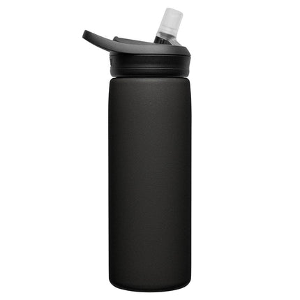 Botella de agua CamelBak Eddy+ con pajita de 591 ml - Acero inoxidable aislado, negra