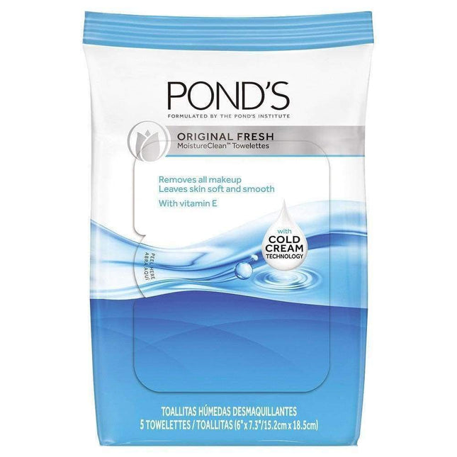 Pond's Wet Cleansing Towelettes with Vitamin E, Or