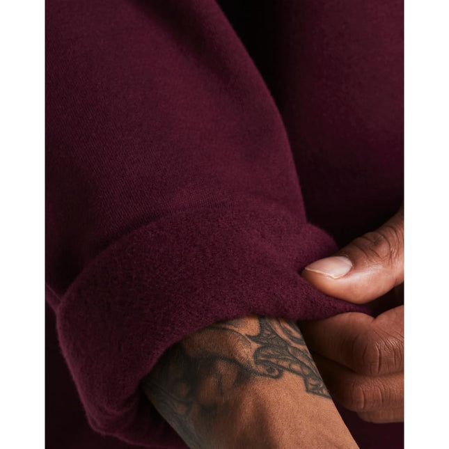 Under Armour UA Rival Fleece Crew, (609) Bordeaux / / Blanc, XL Tall