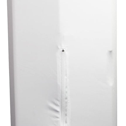 Rockville RSC108W White 10" PA DJ Speaker Scrim Cover, Fits 8"/10"/12" Speakers, Flame Retardant, Drawstring, Carry Pouch, for Weddings, Churches, Clubs