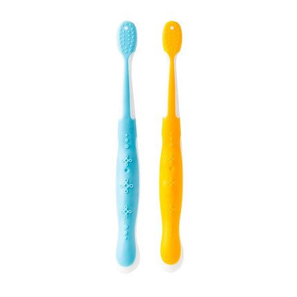 Brush Buddies Blippi Kids Toothbrushes Kit, Manual Toothbrushes for Kids, Toothbrush for Toddlers 2-4 Years, Travel Toothbrush Kit with Cover and Cup, 3PC