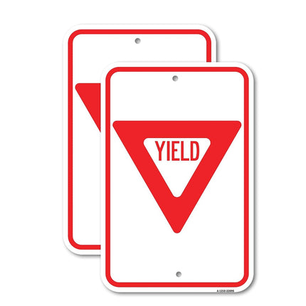 (2 Pack) Yield | 12" X 18" Heavy-Gauge Aluminum Si